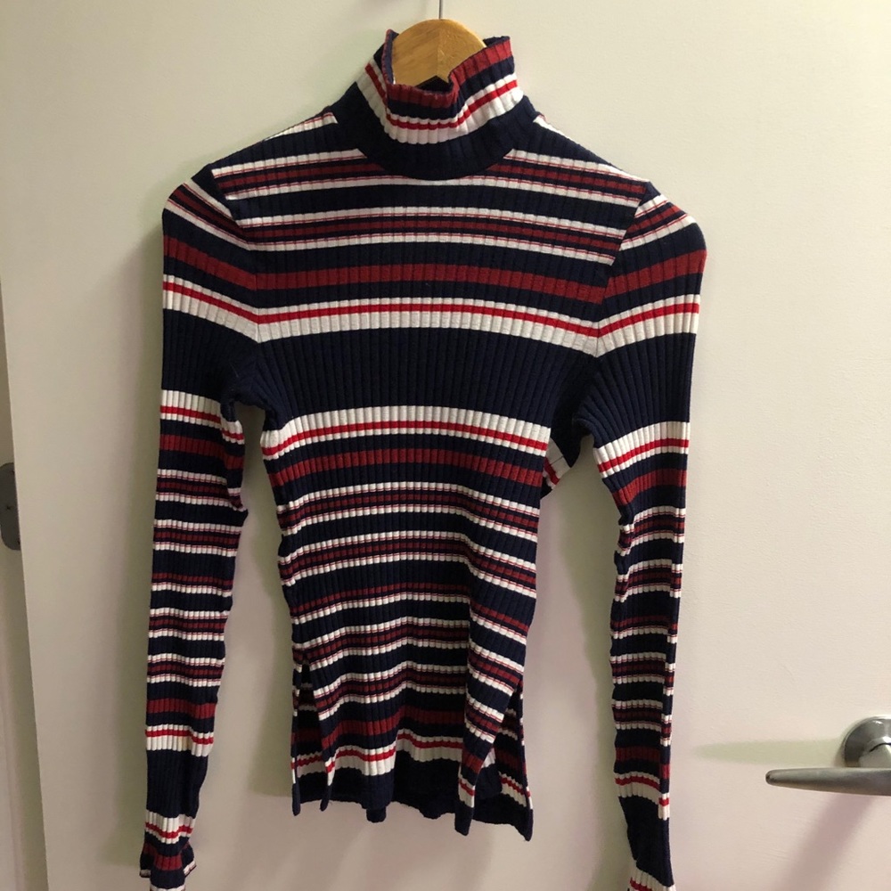 Striped Ribbed Sweater - Picture 2 of 4